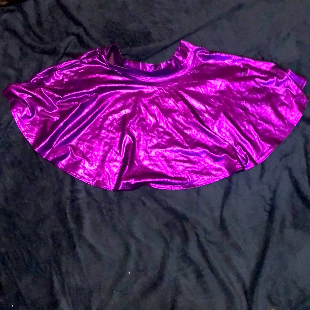 purple chromatic skirt
